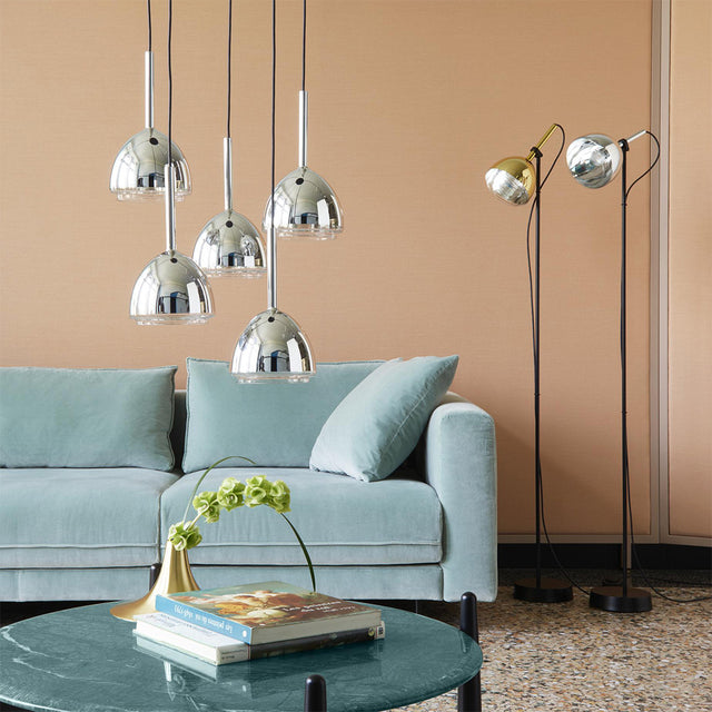 Ligne Roset Brass Bell Floor Lamp