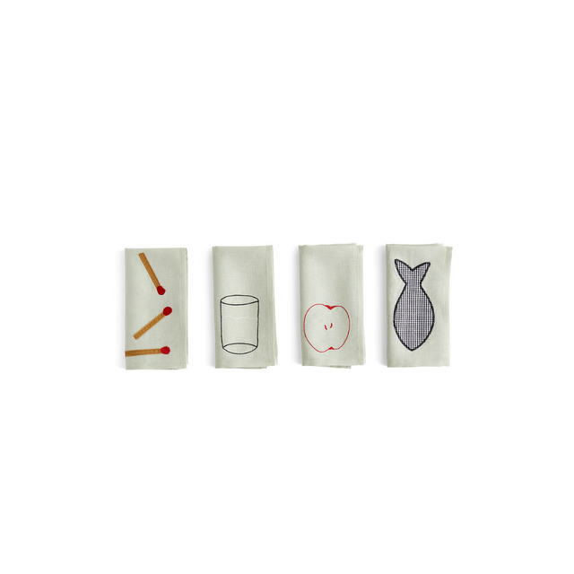 HAY Sobremesa Napkins, Set of 4