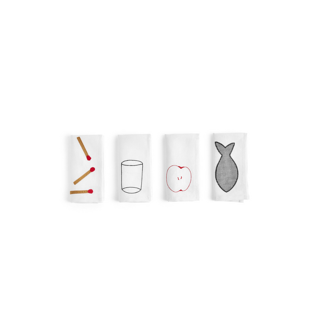 HAY Sobremesa Napkins, Set of 4