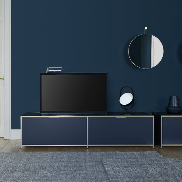 Ligne Roset Dita TV Cabinet, 2 Flap Doors