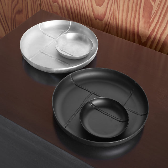 Ligne Roset Soudure Aluminum Tray Set of 2