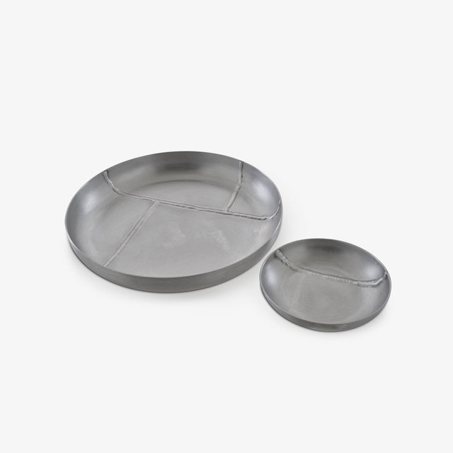 Ligne Roset Soudure Aluminum Tray Set of 2