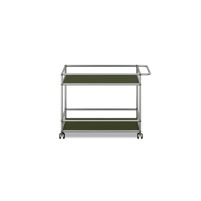 USM Haller Serving Trolley, Olive Green