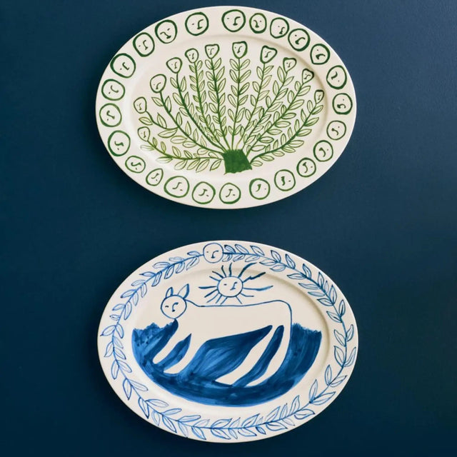 HAY La Pittura Oval Serving Platter