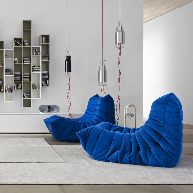 Ligne Roset Togo Fireside and Footstool