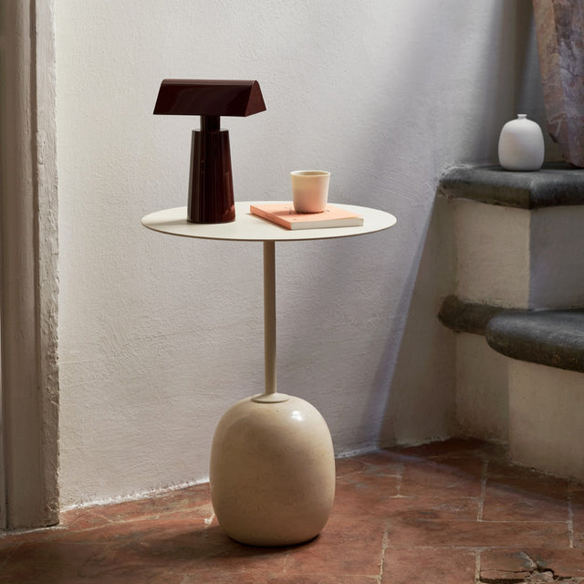 &Tradition Caret Portable Lamp, Dark Burgundy