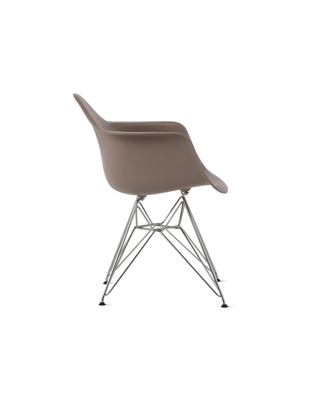 Herman Miller Eames Molded Plastic Armchair Wire Base