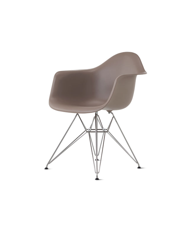 Herman Miller Eames Molded Plastic Armchair Wire Base