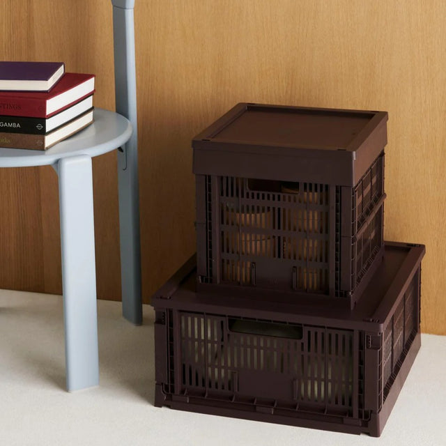 HAY Colour Crate Lid Plastic, Medium Square / Cube
