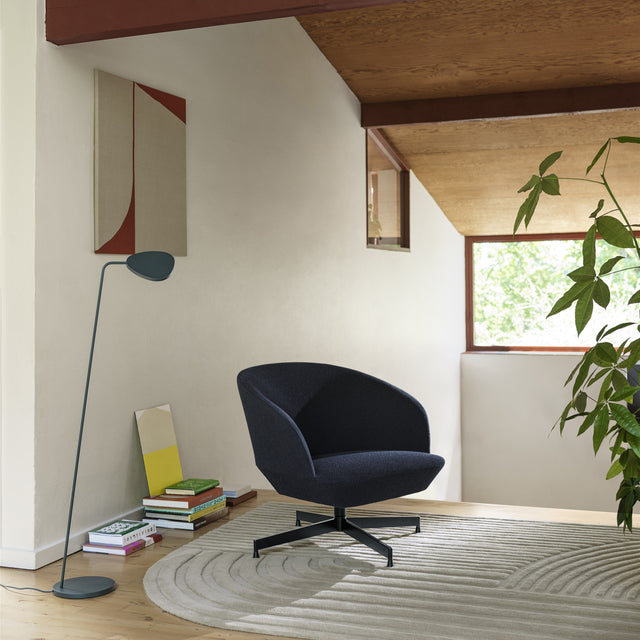 Muuto Oslo Lounge Chair, Swivel Base