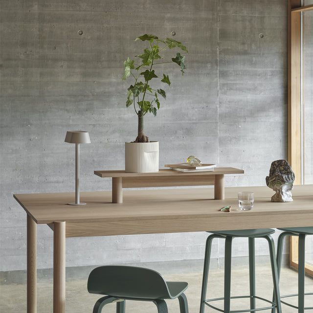 Muuto Ridge Planter, Moss Green