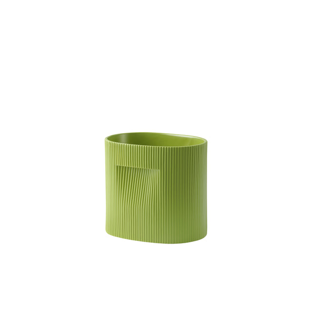 Muuto Ridge Planter, Moss Green