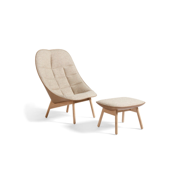 HAY Uchiwa Lounge Chair & Ottoman